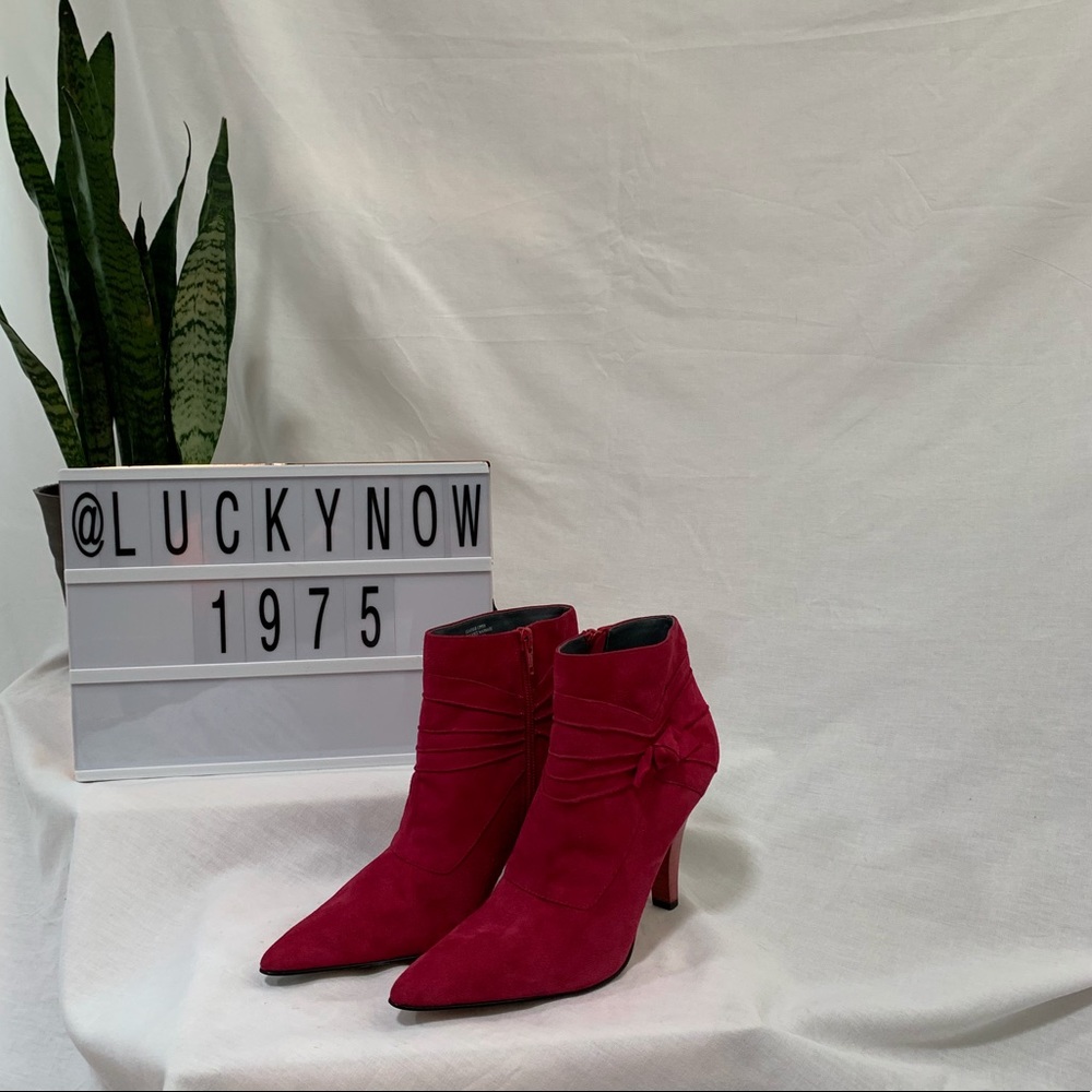 Sam & Libby Fuchsia Bootie Size 7 - Picture 2 of 8